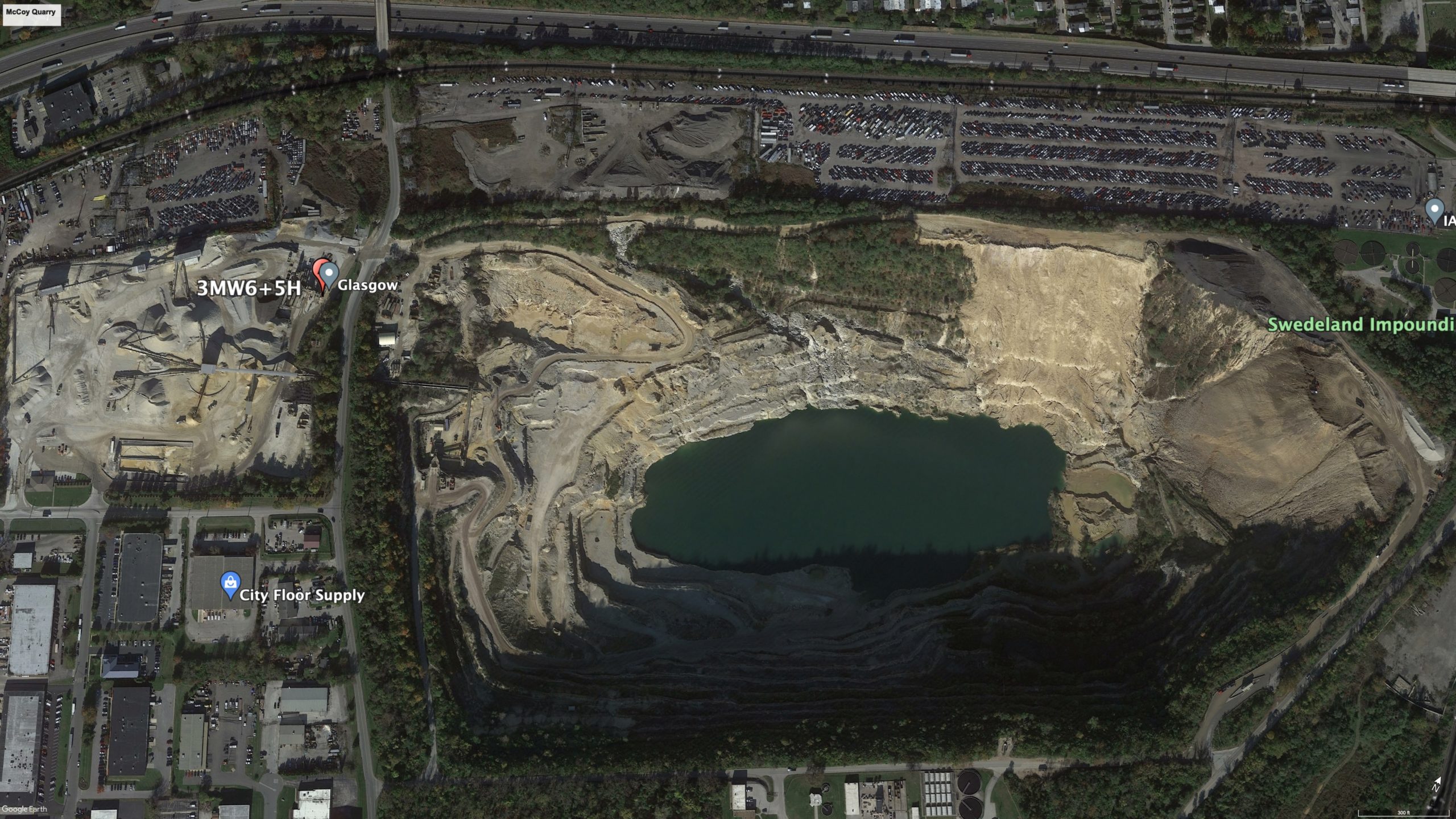 McCoy Quarry_Google Earth