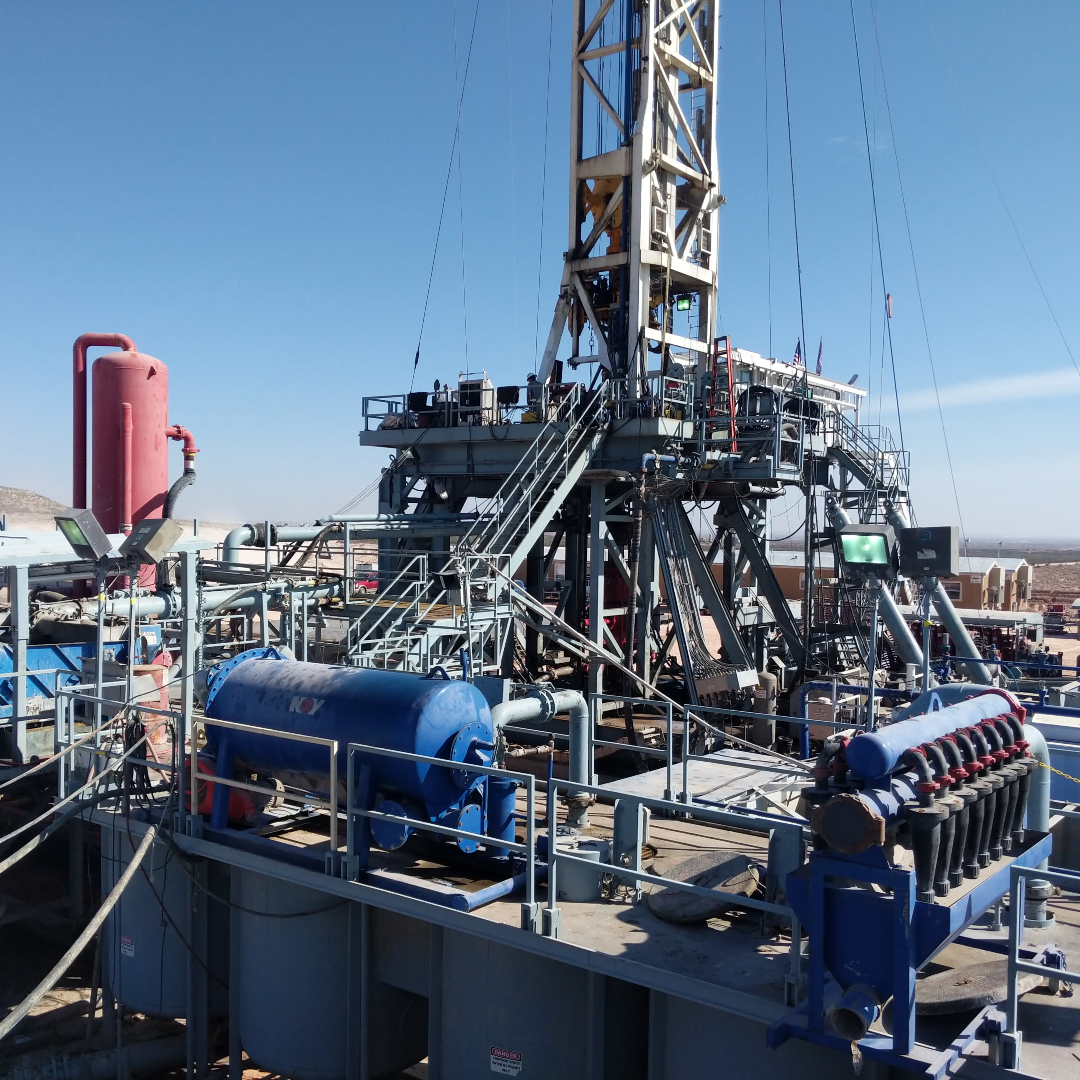 The foundation portion of a drilling and tunneling rig.